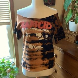 Reverse Dye Rancid Band T